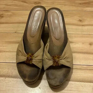 Donald pliner slip on  wedges